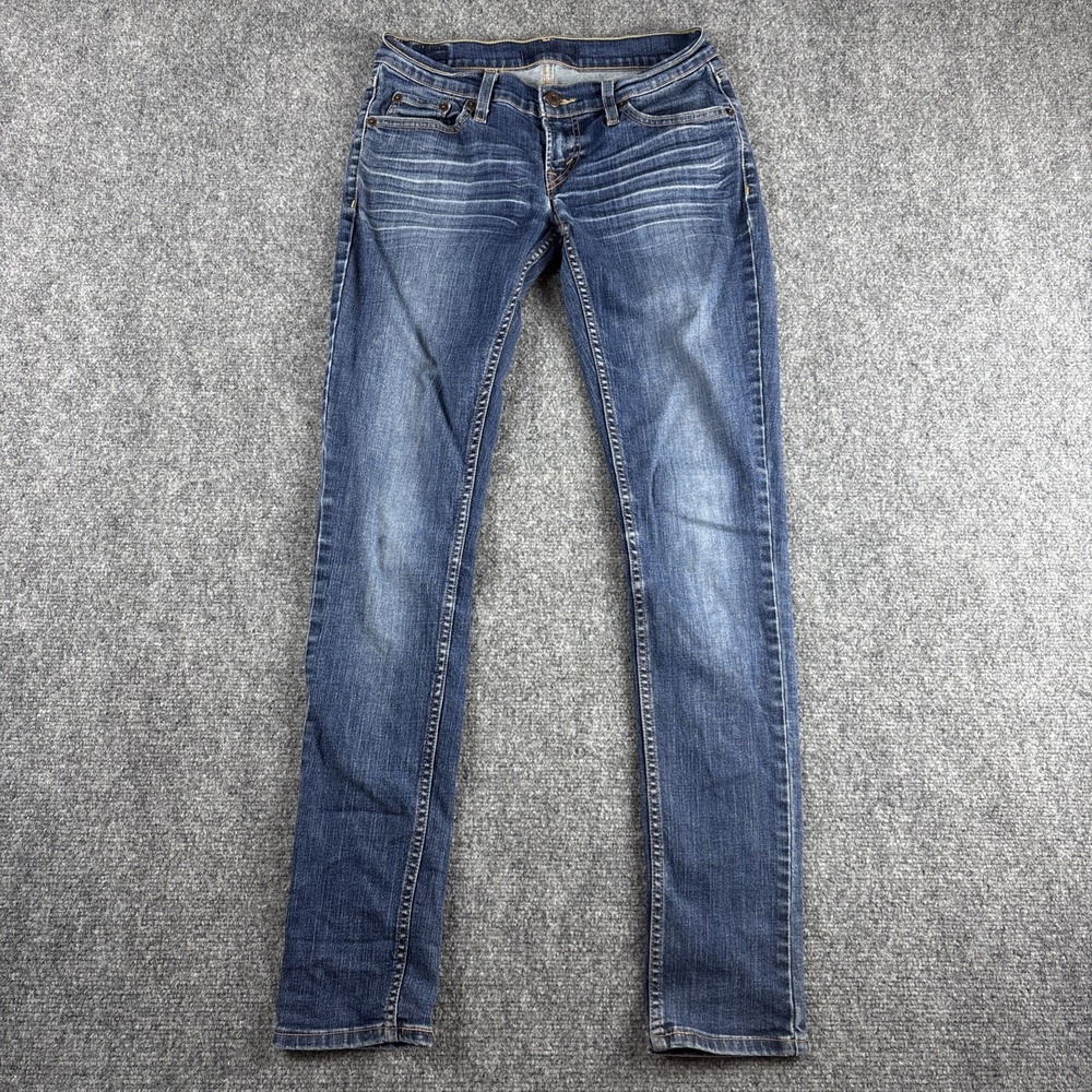 Levi Strauss & Co. Medium Wash Stretch Jeans Size 3M Blank Red Tab